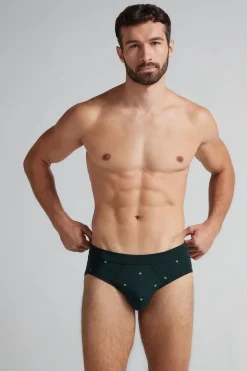 Slip Algodón Superior Estampado Tréboles de Cuatro Hojas