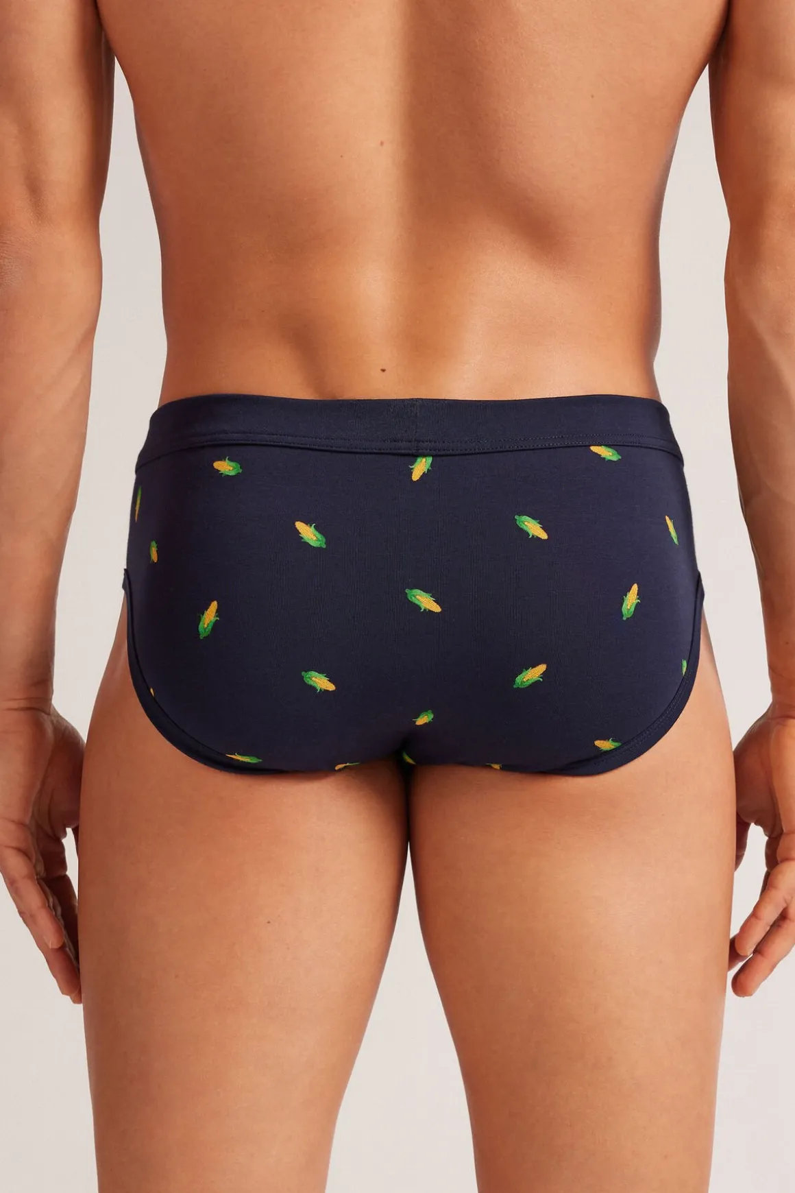 Slip Algodón Superior Estampado Mazorcas