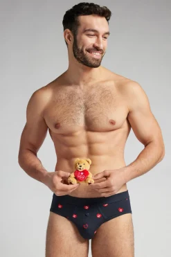 Slip Algodón Superior Peluche I Love You
