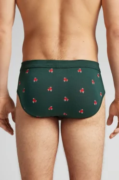Slip de Algodón Natural Fresh Estampado EscÚter