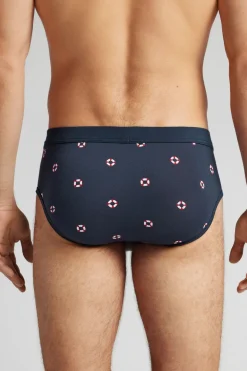 Slip de Algodón Natural Fresh Estampado Flotadores