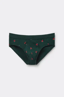Slip de Algodón Natural Fresh Estampado EscÚter