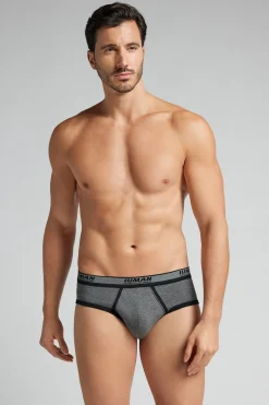 Slip de Hombre de Algodón Superior con Logotipo