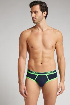 Slip de Hombre de Algodón Superior con Logotipo