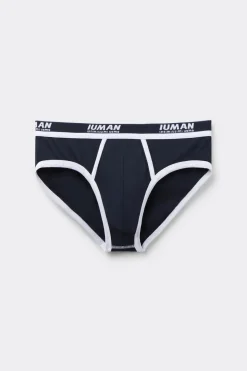 Slip de Hombre de Algodón Superior con Logotipo