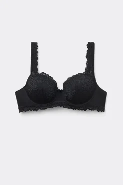 Sujetador balconette push up con encaje Sofia Pretty Flowers