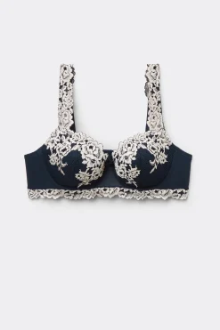 Sujetador balconette push up con encaje Sofia Pretty Flowers