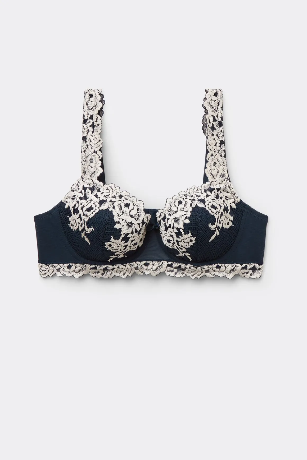 Sujetador balconette push up con encaje Sofia Pretty Flowers