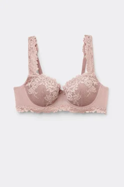 Sujetador balconette push up con encaje Sofia Pretty Flowers