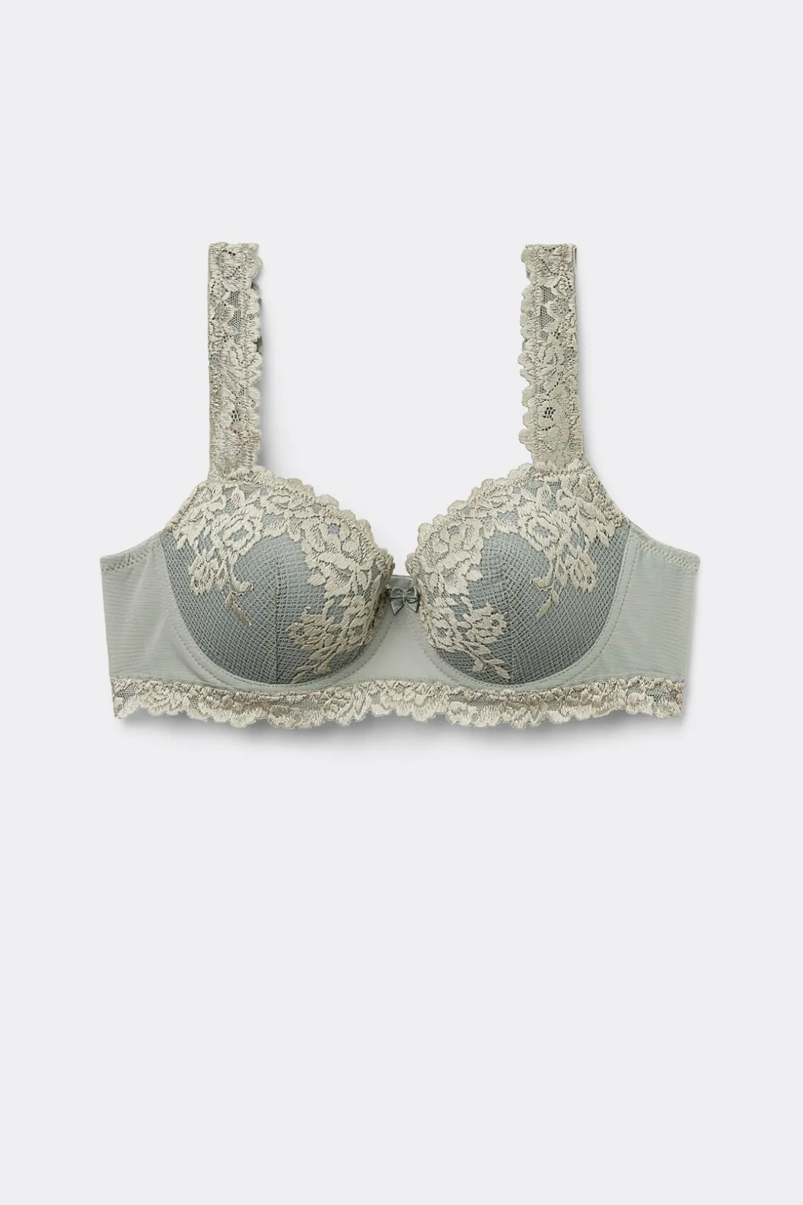 Sujetador balconette push up con encaje Sofia Pretty Flowers