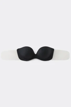 Sujetador Bandeau con Autosujeción Espalda Transparente
