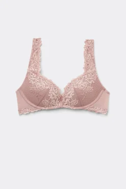 Sujetador Super Push-Up de Encaje Balconette Gioia Pretty Flowers