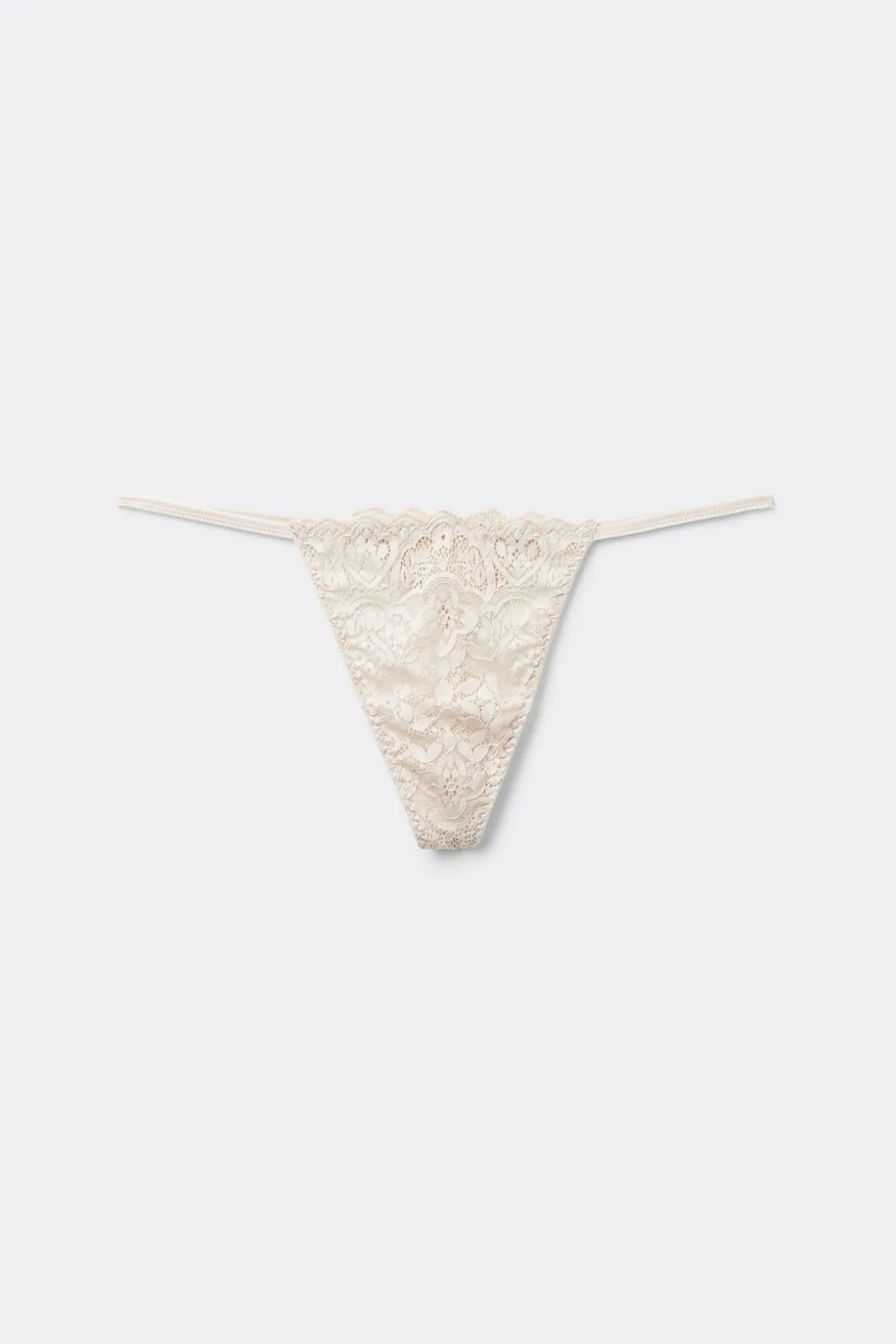 Tanga de Tira Lateral de Encaje