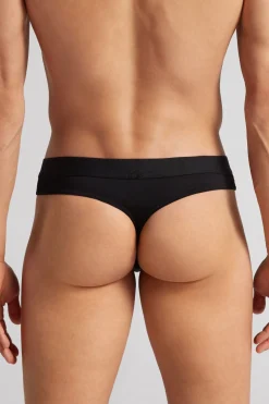 Tanga Hombre de Microfibra con Logo