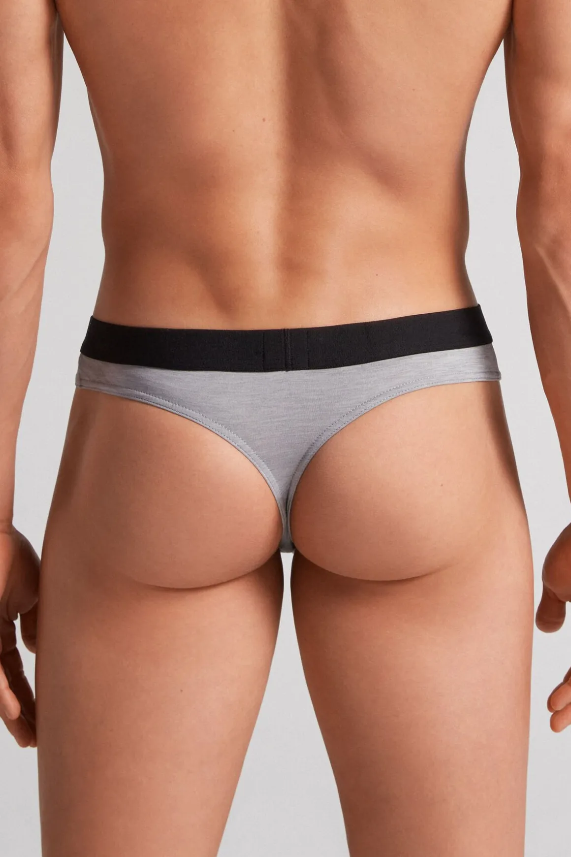 Tanga Hombre de Microfibra con Logo