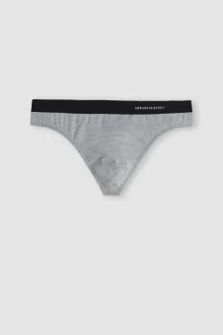 Tanga Hombre de Microfibra con Logo