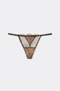 Tanga Tira Lateral Estampado Animal Always Glamorous