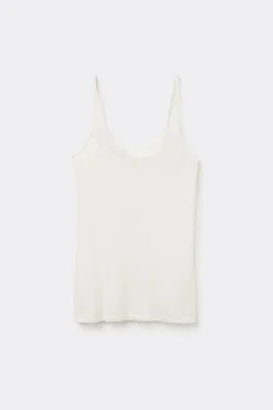Top de Modal Ultraligero con Cashmere y Encaje