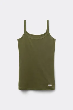 Top de tirantes para mujer de algodón