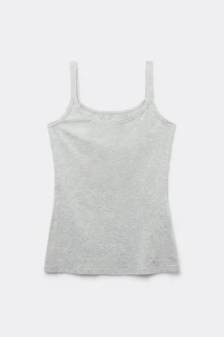 Top de tirantes para mujer de algodón