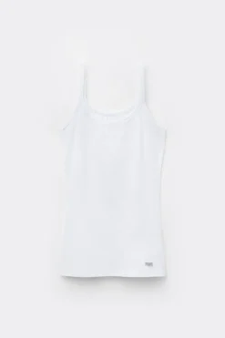 Top de tirantes para mujer de algodón