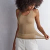Top sin Mangas de Cashmere Ultraligero de Modal