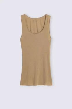 Top sin Mangas de Cashmere Ultraligero de Modal